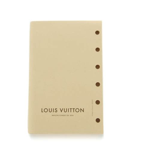 louis vuitton writing folder|louis vuitton refill agenda.